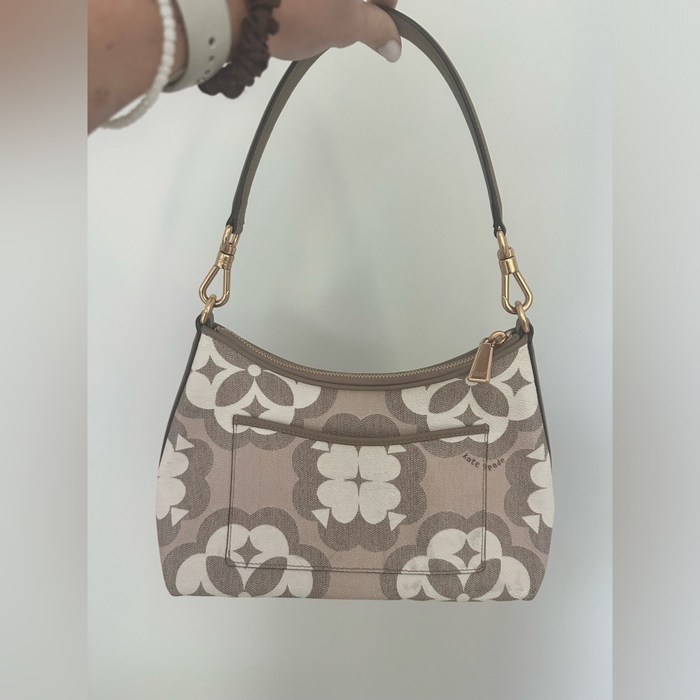 Spade Flower Monogram Reece Small Shoulder Bag